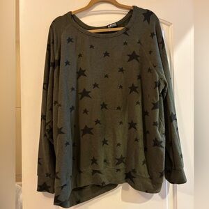 Buffalo David Bitton Star Olive Knit Top